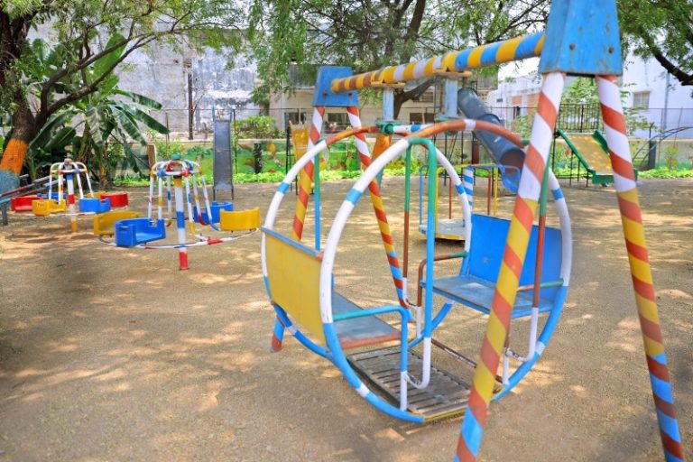 Kids interactive gaming and slide zones